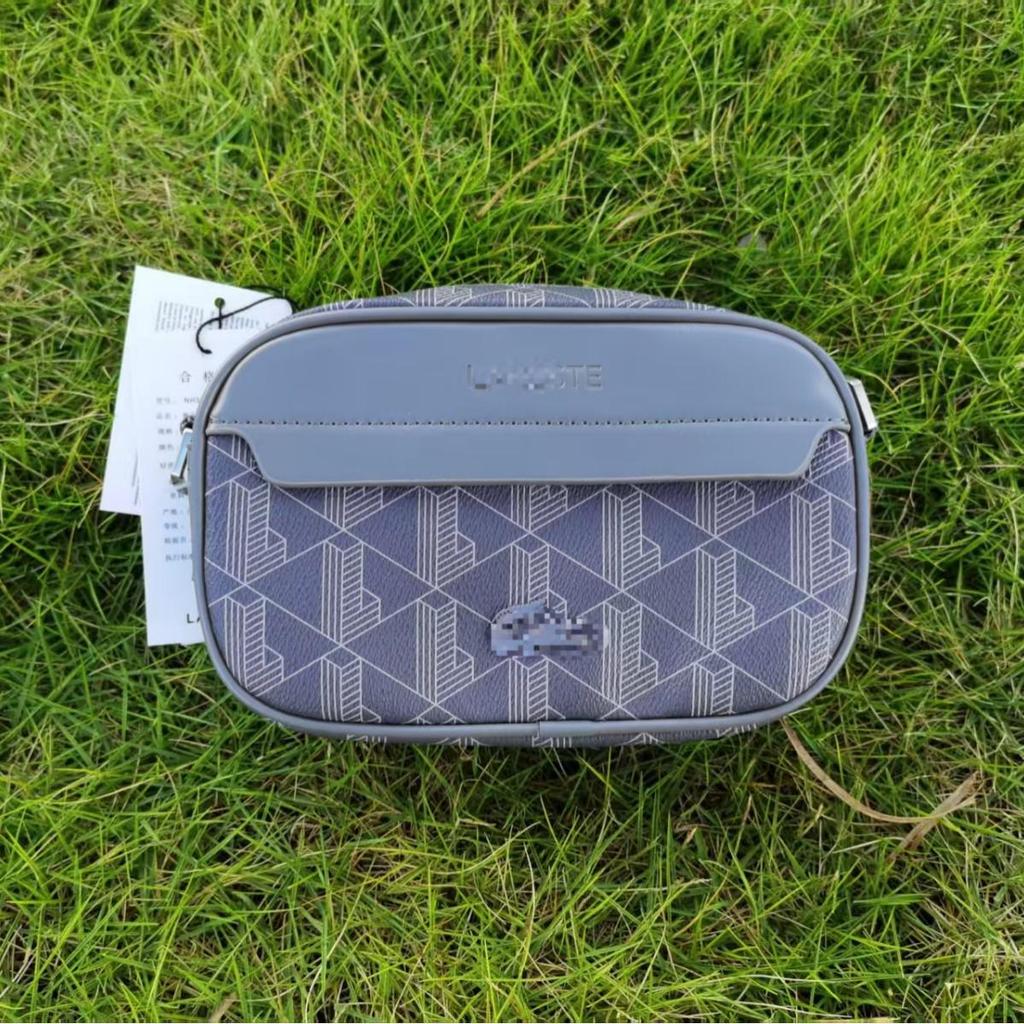 Herren Lässiger karierter Leder-Umhänge-Rucksack