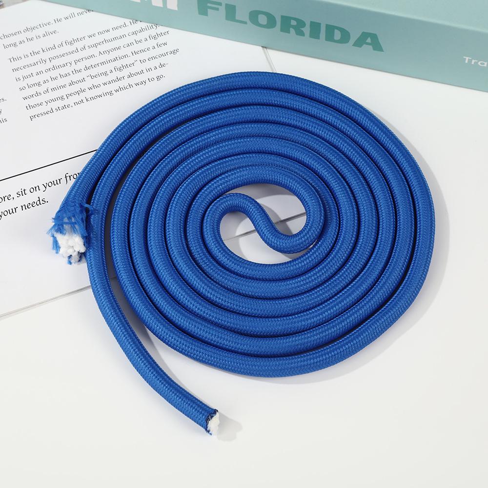 7MM Wear-Resistant Color Polyester Core-Spun Chinese Knot Braiding Rope for Handmade DIY Bag and Hanging Rope Projects.