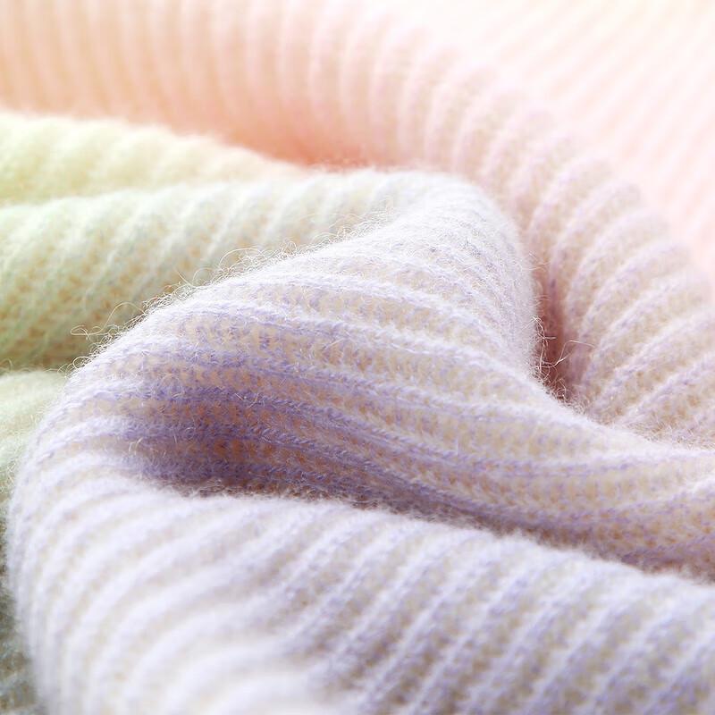 Comon Boca Women's Gradient Pure Cashmere High-Neck Saddle Sleeve Knit Sweater