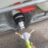 IBC Tote Quick Connector: Aluminum Alloy, Coarse Thread to 1", 1.5", 2" Insert Pipe Connector.