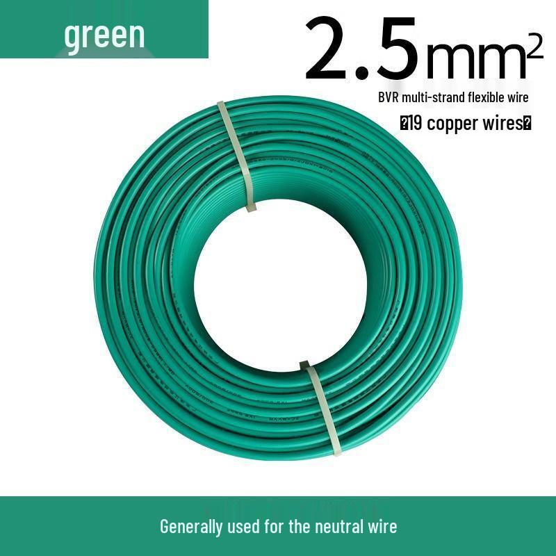 Flame Retardant BVR Stranded Wire: 1.5/2.5/4/6/10 sq mm for Home Decor
