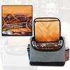 Spacious Pubs Tool Storage Bag Double Zippers Design Padded Compartments Ergonomic Grip Ideal For Cocktails Enthusiasts