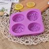 Flower Silicone Soap Molds, Homemade Soap Mold, Muffin, Pudding, Jelly, Brownie and Cheesecake, Nonstick & BPA free Candle Mould