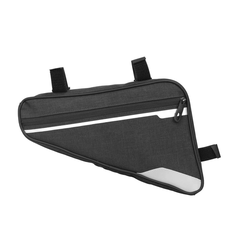 Dreieckige Fahrrad-Rahmentasche mit großer Kapazität, wasserdicht, für Mountainbike, Rennrad, Fahrradtasche, schwarz