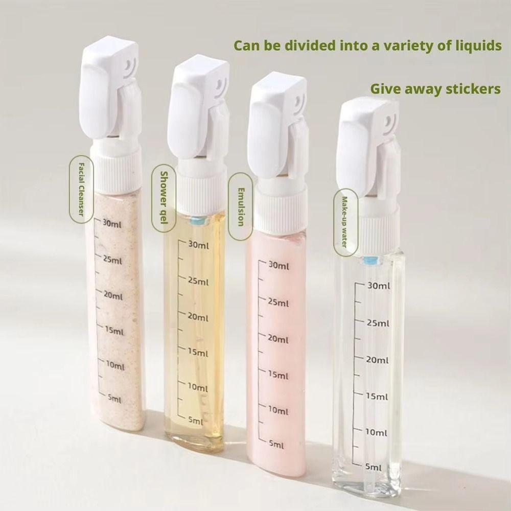 Leak Proof Travel Refillable Bottles Set Reusable Liquid Dispenser Bottle  Household