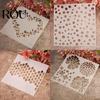 Mode Malerei Vorlage Schablone Scrapbooking Album Kuchen Kaffee DIY Kunst Dekor