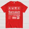 Sarcasm Label Cotton Summer Casual Cool Loose T-Shirt