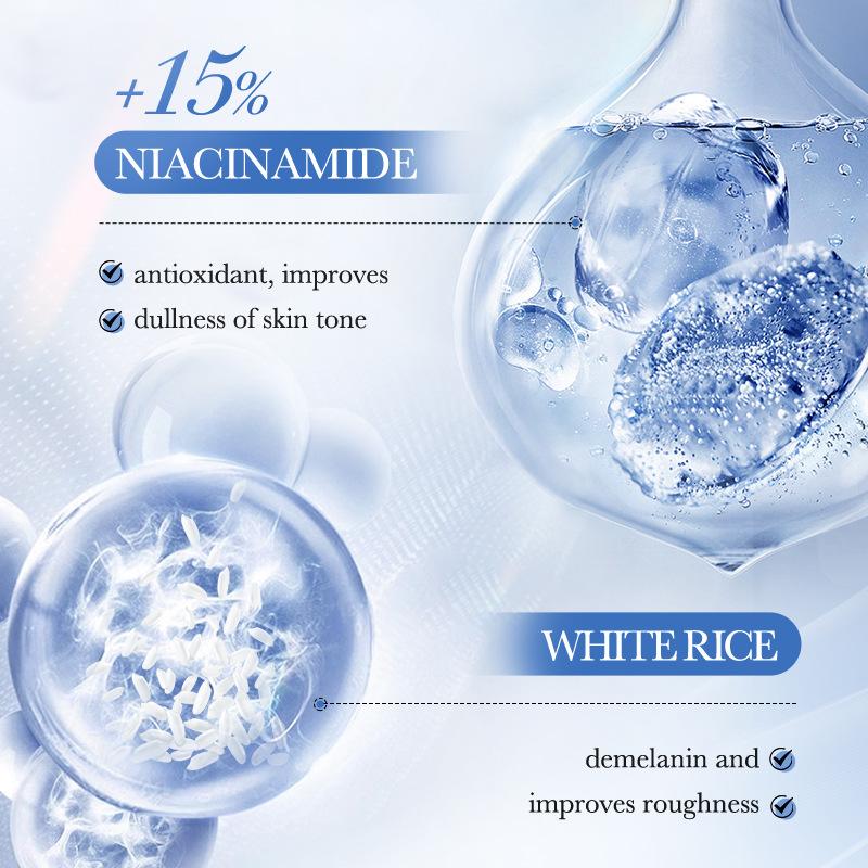 SADOER Brightening, Lifting and Moisturizing Essence White Rice Niacinamide Serum