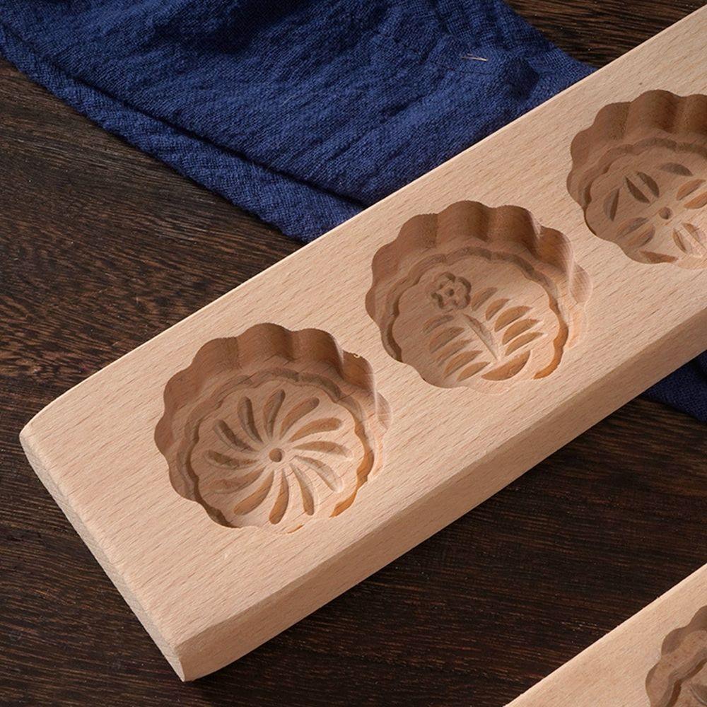 Mould Press Mid-autumn Festival 5 Flower Baking Mold Moon Cake Mold Cake Mold Decorating Tools