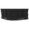 Corner Sofa - Reclining - Black - Woven Resin - Adjustable Backrest - Removable Cushions