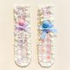 Openwork Lace Trim Paste Headband Contrasting Fabric Patchwork Hair Accessories  Party Hairstyle