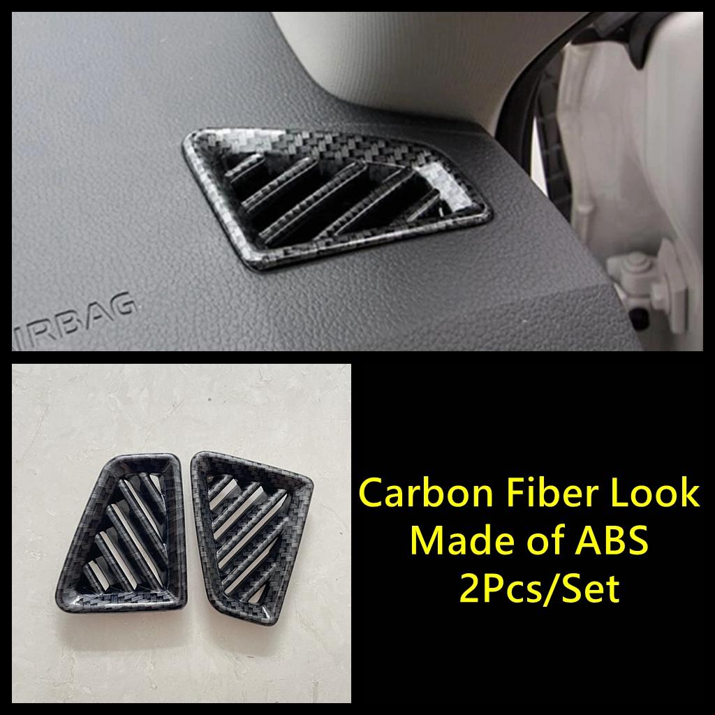 Auto Armaturenbrett Lüftung AC Klimaanlage Lüftungsauslass Rahmen Abdeckung Zierleiste Für Skoda Kodiaq 2017 - Edelstahl Zubehör Innenraum