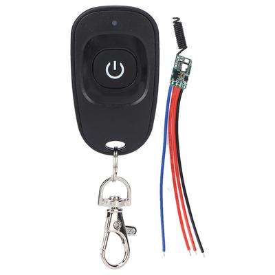Mini reléový diaľkový spínač 433 MHz Učenie Bezdrôtový vysielač Prijímač pre LED svetlo Hračky pre domácich majstrov 3A DC