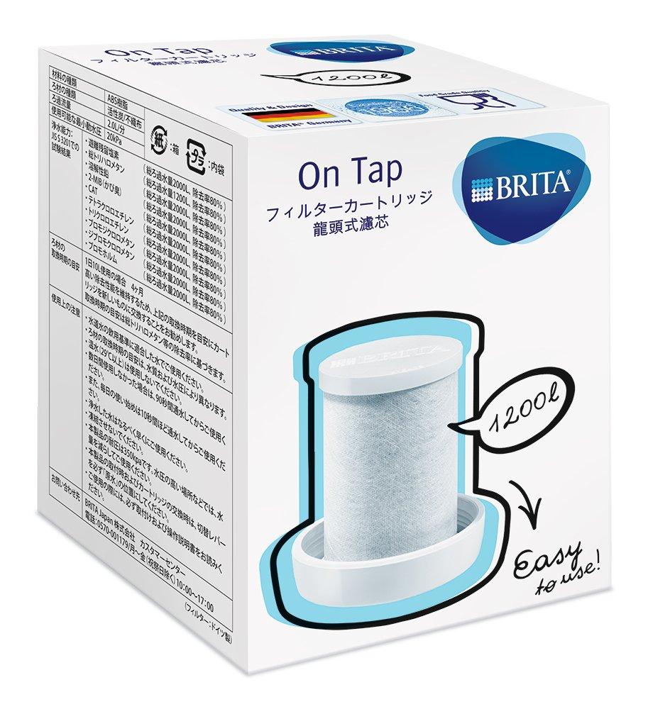 Brita Water Filter Cartridge for Direct-Connect Faucet Taps (1 Cartridge) [Official Japanese Product]