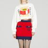 Gucci Sweatshirts Women's White Crew Neck Moderate 748286-XJFNH-9095