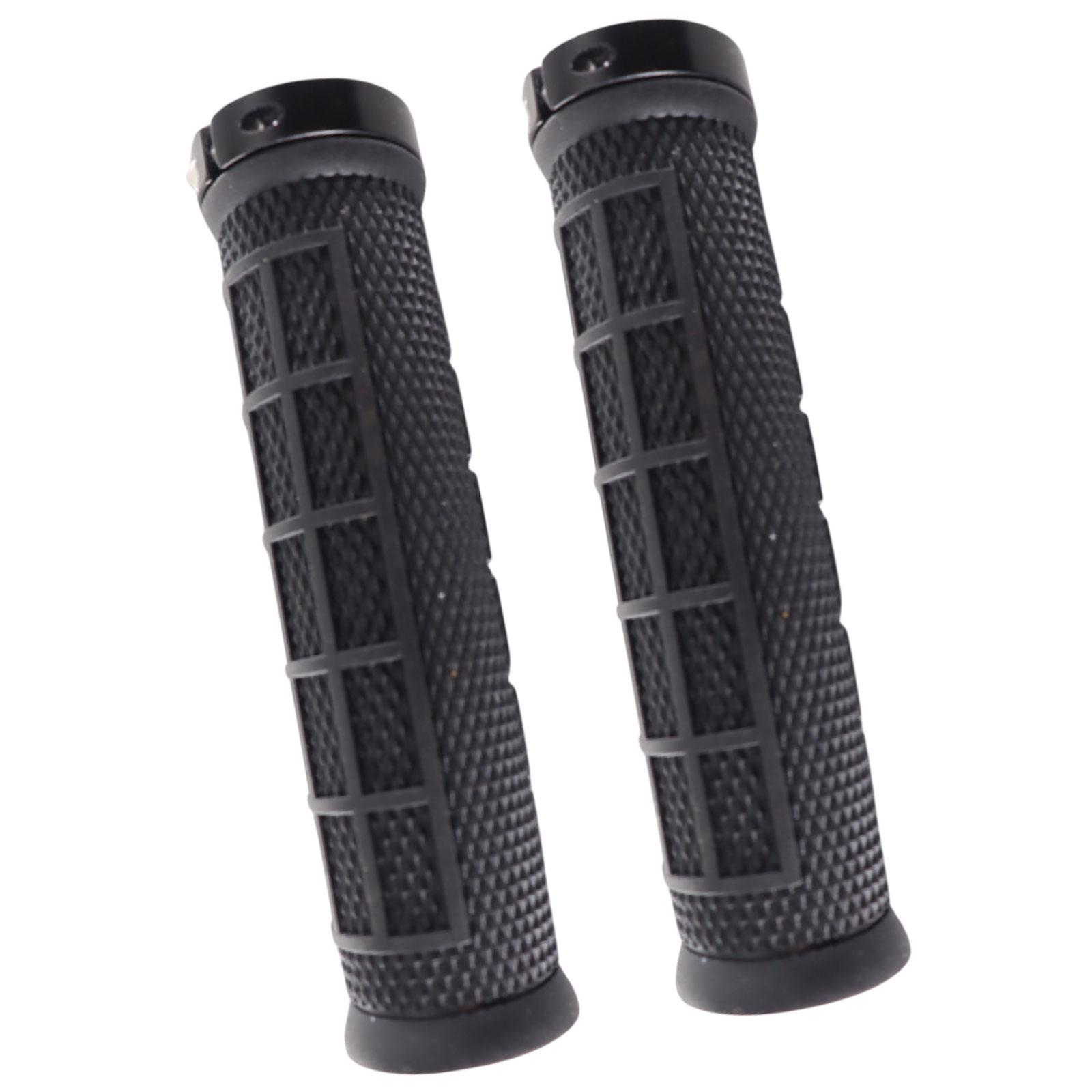 

Bike Handlebar Grips Sleeve Bicycle Handle Grips for BMX Mountain Road Bikes чёрный
