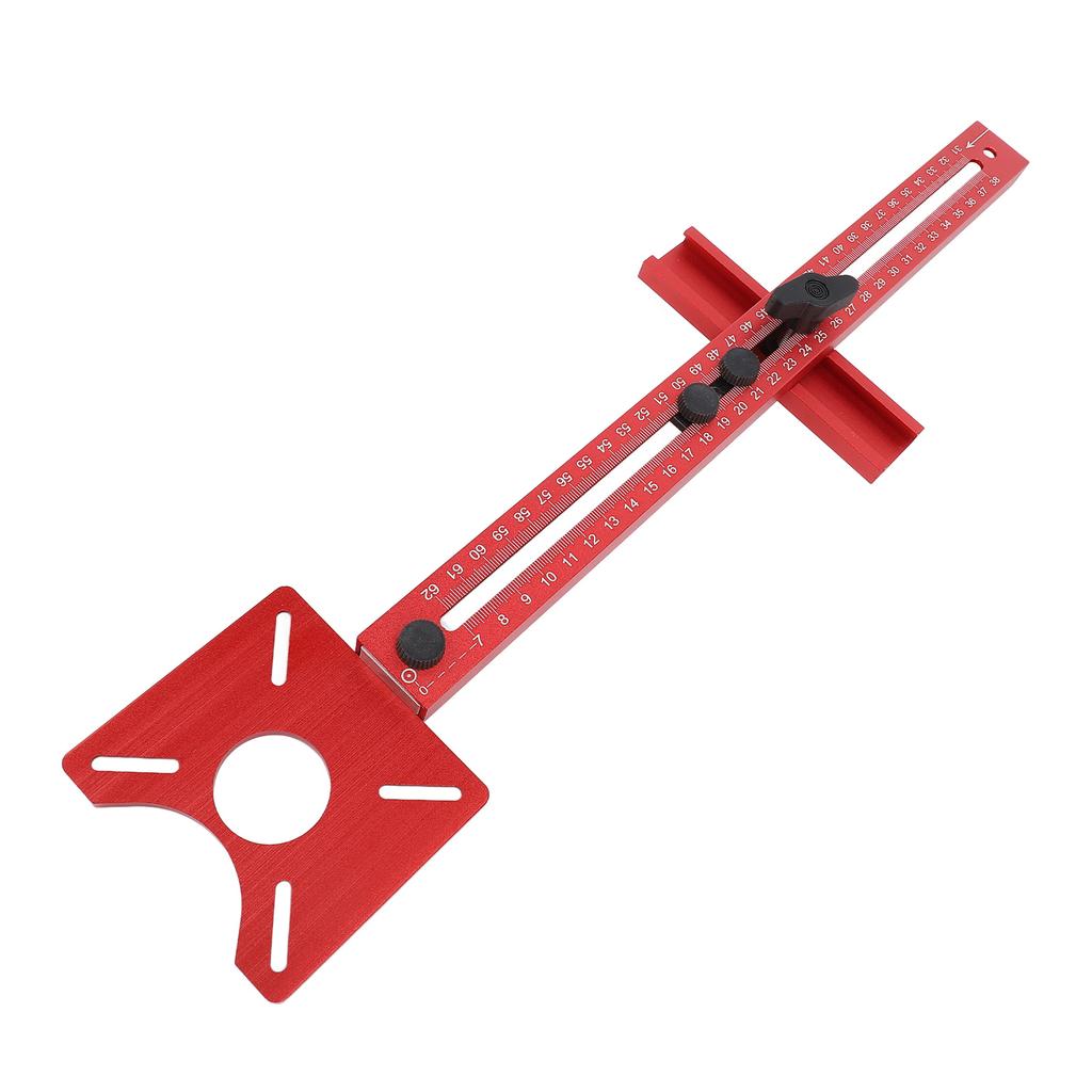 Router Milling Groove Bracket Aluminum Alloy Adjustable Multifunctional Cabinet Hardware Jig and Router Guide for