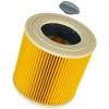 Vhbw 1x Pleated Filter Compatible with Kärcher a 1000, a 1001, a 2111, a 2131 Pt, a 2201, a 2234 Pt, a 2901 Vacuum Cleaner - Yellow