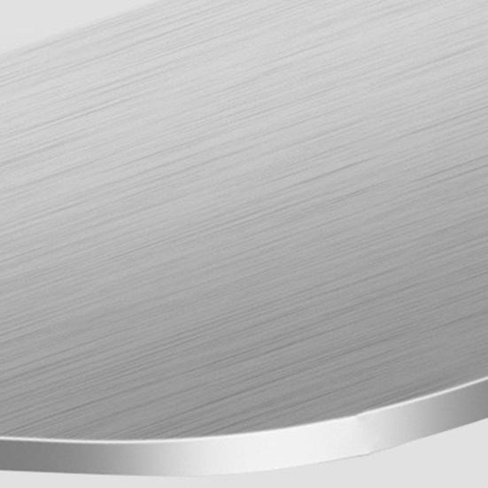 Doppelseitige Schneidebrett Edelstahl Hackbrett Antibakteriell Geruchsneutral Küchenhackmatte für Fleisch Gemüse