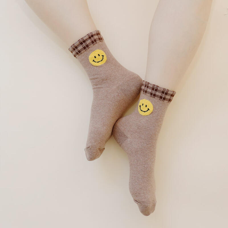 Winter Smile Women s Fashion Socks gray