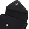 Stylish Wallet with a Coin Holder Inside Made of Genuine Leather GRANDE PELLE Wallet 16802 Black