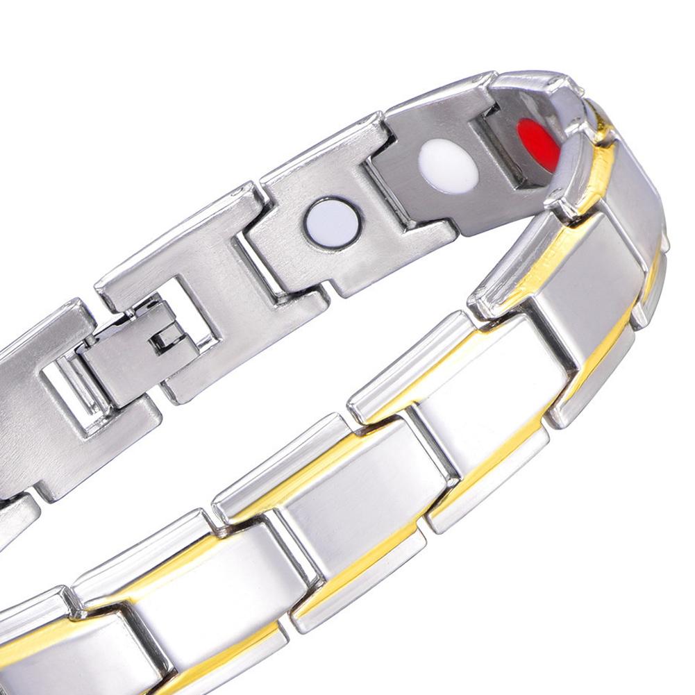 Bracelet Magnétique Tendance Homme Femme Santé Énergie Thérapie Bijoux Arthrite