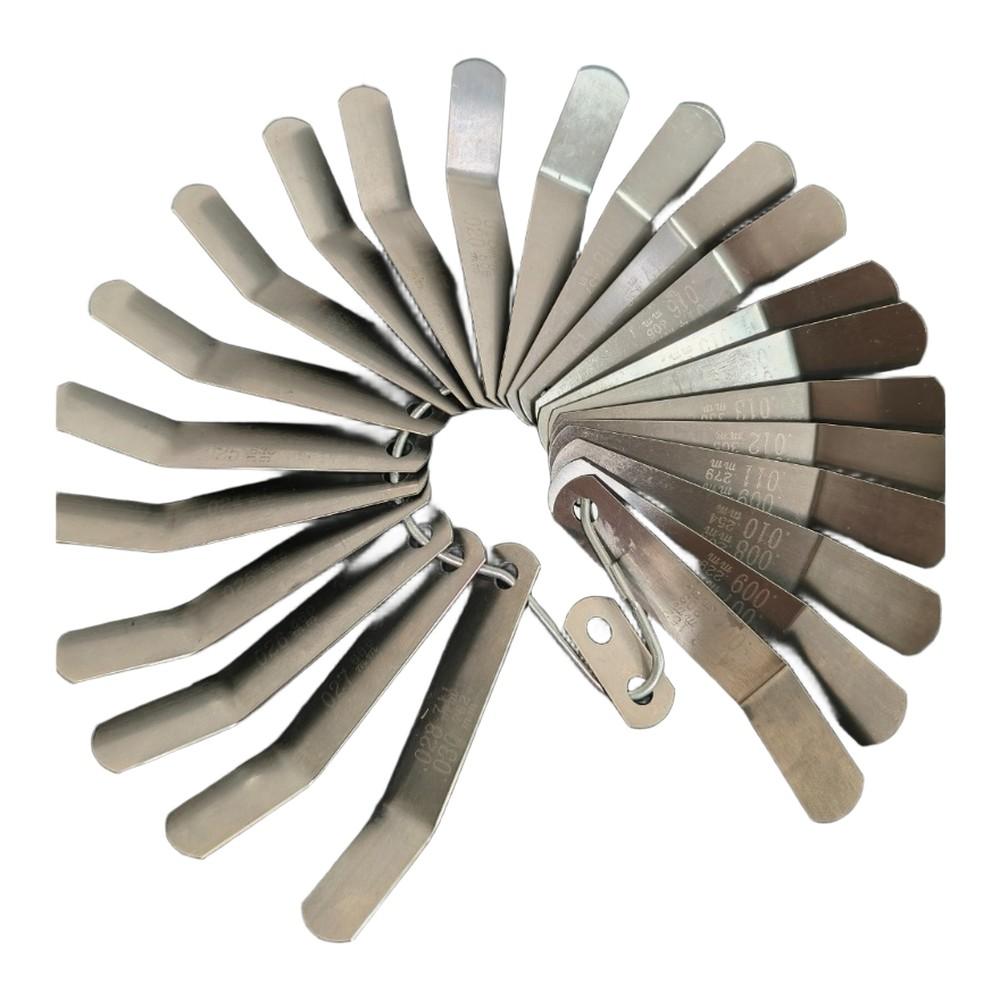 4Pc Grinding Head Feeler Gauge Set Steel Thickness Clearance Adjustment Tool For Heavy Duty Truck Valve Maintenance