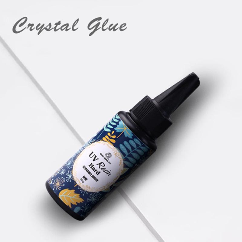 UV Glue Crystal Drops Gel Non-yellowing Odorless Fast Cu UV Glue for Handmade DIY  Jewelry Sealers