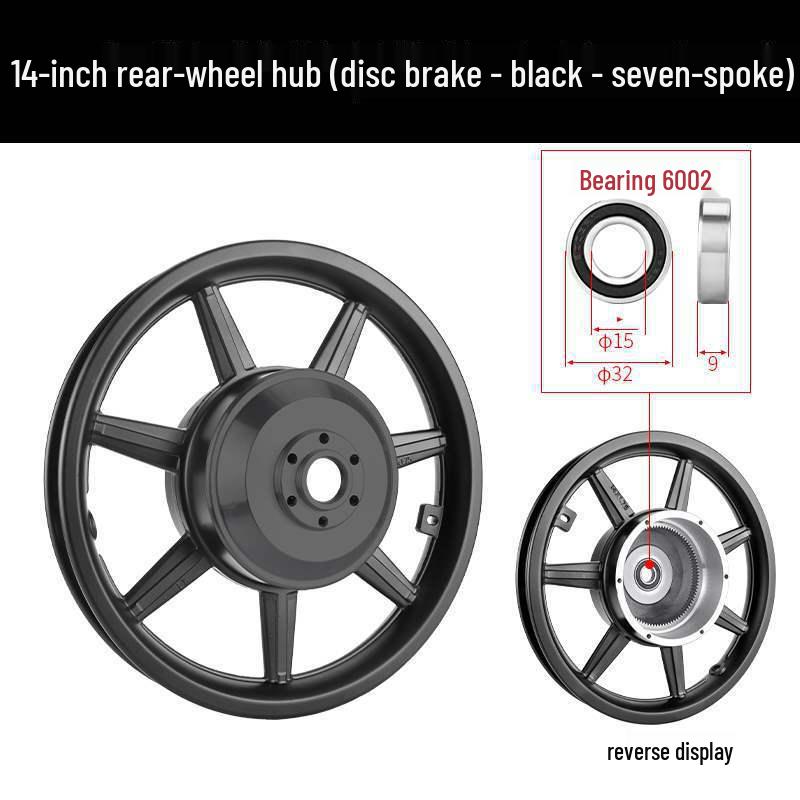 14-Inch Folding Electric Bicycle with 36V/48V 350W/400W/500W High-Speed Front and Rear Hub Motor