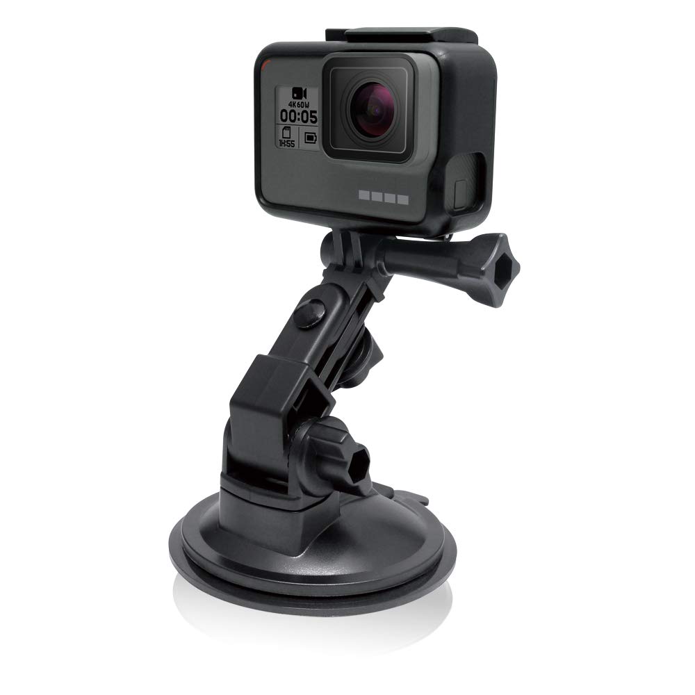 Tsuchiya Yac GoPro Suction Cup Base Mount with Long VP-133 Arm, Vehicle-Specific