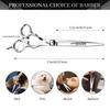Takon Hairdressing Scissors: 5.5" & 6.0" Flat Straight Shears, Barber Scissors in Multiple Sizes.