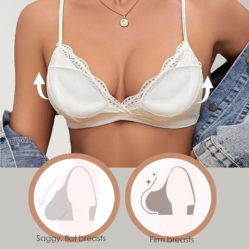 1pair Breast Lift Push Up Pads Reusable Breast Pads Skin-Friendly Nipple Cover  Wedding