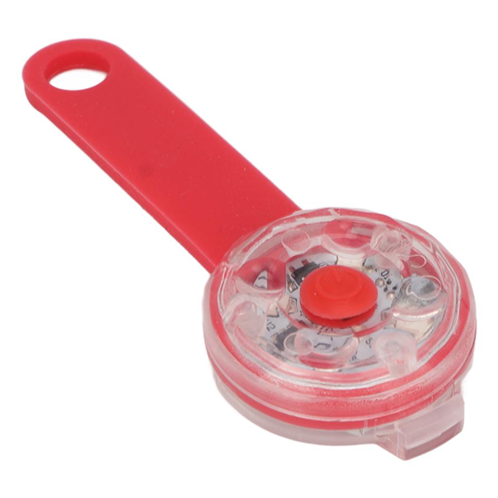 LED Hundeanhängerlicht USB Wiederaufladbar IPX7 Wasserdicht 3 Lichtmodi Hundehalsbandlicht für Haustiertasche Fahrrad