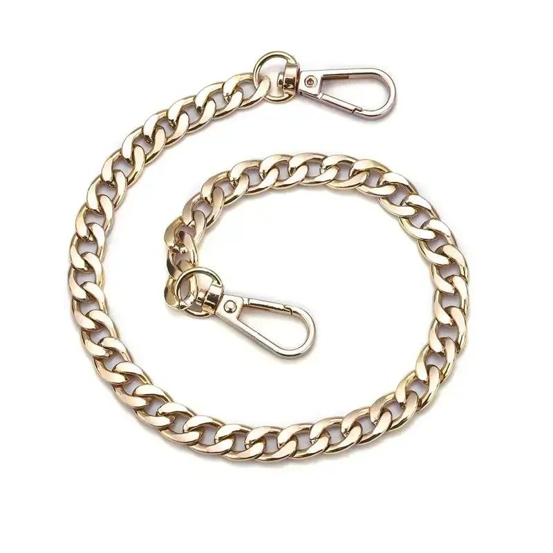 Lanț Metalic de Aluminiu pentru Geantă Piese de Schimb Accesorii Pentru Geantă de Umăr Țesută Manual Genți DIY Handmade Curele Detașabile