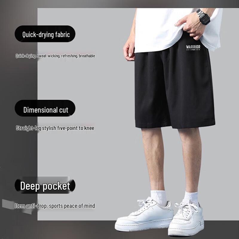 Warrior Men's Summer Breathable Athletic Shorts