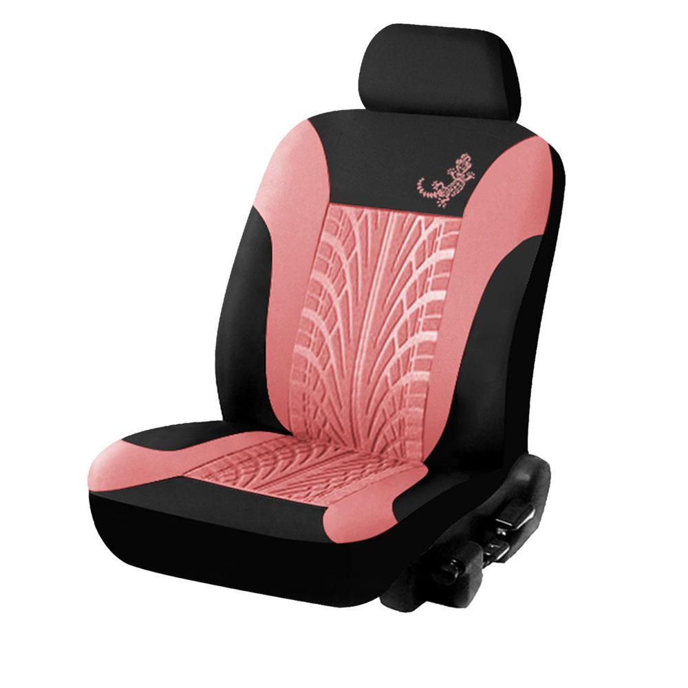 9PCS/Set Full Encirclement Universal Car Seat Cover Gecko Mesh Cloth Four Seasons Universal Car Seat Cover with Tire Track Styling Car Seat Protector