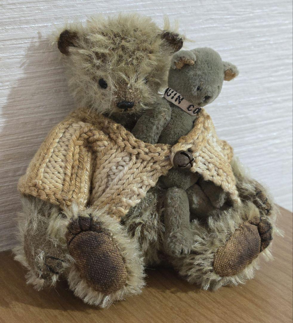 

[USED] Super rare! Artist bear, teddy bear, miniature by Mariko Tsuruta