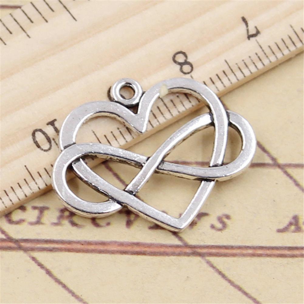 

Ancient Silver Infinite Love Charm Pendant for DIY Jewelry