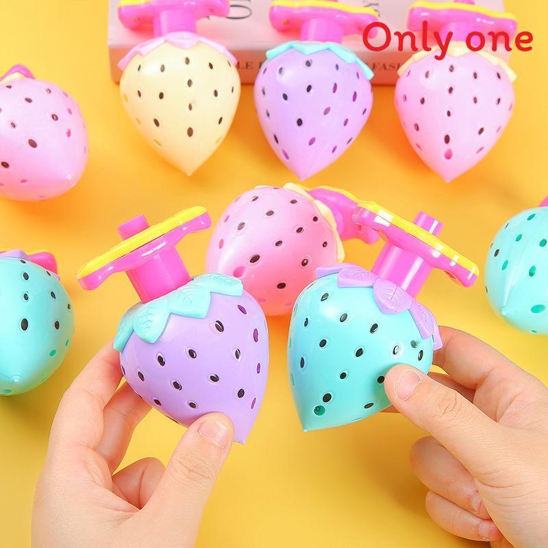 

Toy Gyroscope Strawberry With Torque Luminous Design For Playroom And Use Gift
