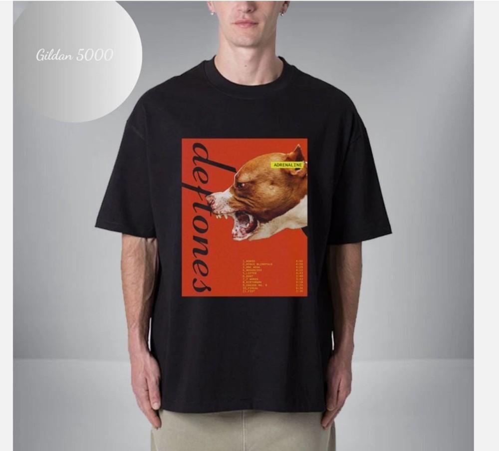 Deftones Albums As Different Animals Private Music Adrenaline Pit Bull T-Shirt Unisex T-Shirt M