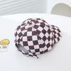 School Boys Baseball Hats Checkered Cartoon Racing Car Children Outdoor Summer Kids Caps for 2-8Years Baby Sports Hats Cotton