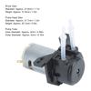 Garden Multi Functional   Right Angle 12V   Peristaltic Liquid Pump Dosing Pump Hose Pump(Black )