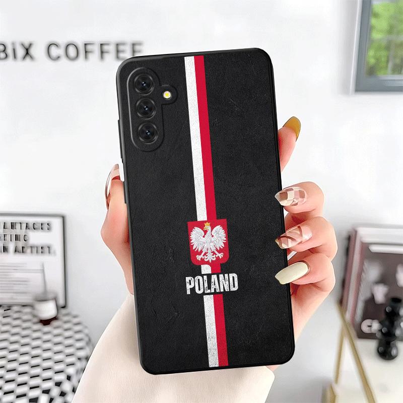 Poland Flag White Red Soft Phone Case for Samsung A17 A37 A57 A16 A26 A36 A56 A15 A25 A35 A55 A14 A24 A34 A54 A13 A23 A33 A53 A5