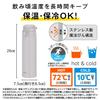 Thermos Stainless Steel Mug with Carry Loop 750ml Light Gray JOS-751 LGY