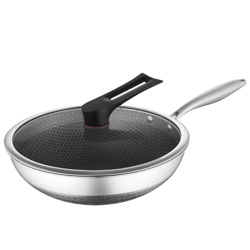 Debo 316 Stainless Steel Double Honeycomb Non-stick Frying Pan