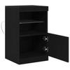 LED Sideboard in Black Oak Look 41 x 37 x 67 cm