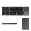 Three-system compatible with touchpad keyboard ultra-thin three-fold portable home office keyboard