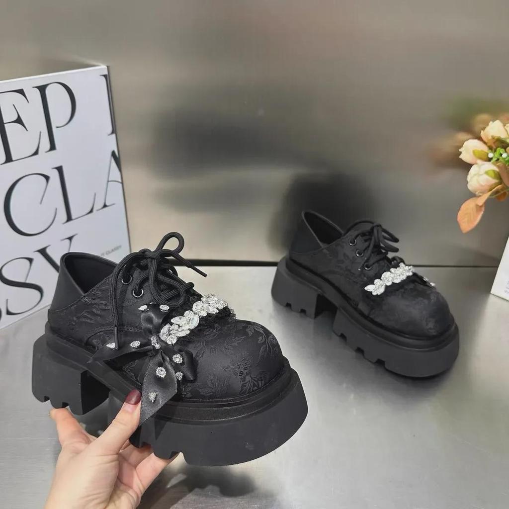 2024 Damen JK Uniform Leder Slipper mit dicker Sohle - Big Head, Mix & Match, kleine Größen verfügbar