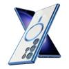 Luxury Wireless Charge For Samsung Galaxy S24 S23 S22 S21 S20 Ultra Plus Case Magnet MagSafe Allround Camera Cover Shell Bumper