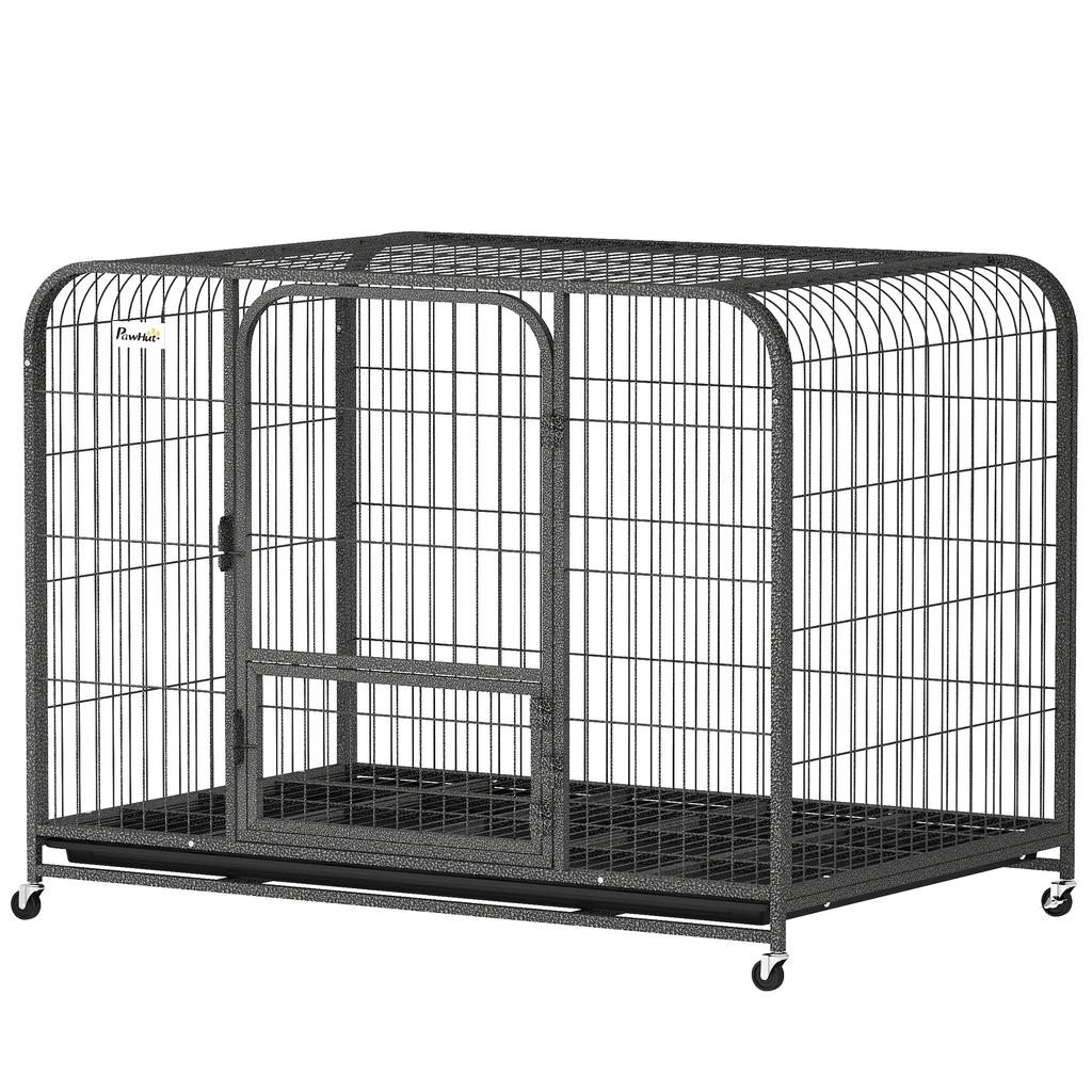 Heavy Duty Dog Crate,116 x 77 x 88 cm, Large Dog Cage for Small to Large Breeds